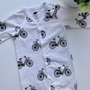 Worn Once ... Monica & Andy Bike Print Onesie 🚲